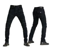 SLOPSS Pantaloni da Motocicletta Maschile, prelievi per Jeans in Forma per slittare i Pantaloni da Corsa in Motocross, con 4 protettori Staccabili