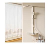 SLOPSS Set di rubinetti Doccia, soffioni con Doccia con Combinazione Spray Portatile, di Doccia a Pioggia con beccuccio di Vasca, Set di Doccia, Doccia a Cascata con Display a Temperatura Digitale,
