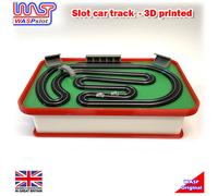 Slot Car lungo i Binari Scenario Pista Rosso 1:3 2 Scala Wasp