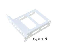 Slot in metallo 2.5"/3.5" Hard Disk Drive Staffa di montaggio Pannello posteriore Staffa di montaggio per dischi rigidi Vassoio adattatore per unità a stato solido Rack