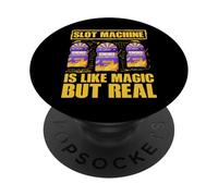 Slot Machine è come Magia ma reale PopSockets PopGrip Adesivo