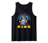Slot Machine King Casino Gioco D'Azzardo Jackpot Vegas Vincitore Canotta