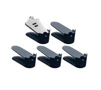 Slot per scarpe - Rack per scarpe doppie regolabili | Stacker per scarpe | Scarpiera | Risparmio di spazio scarpe | 5 Stacker di avviamento in piedi a doppio ponte | Organizzazione