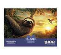 Sloth 1000 Pieces Jigsaw Puzzles For Adults Educational Games Stress Relieving Entertainment Cultivate The Spirit of Teamwork for Men, Women, Elders, Seniors 70x50cm/1000pcs