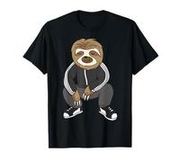 Sloth Doing A Slav Squat in His Tracksuit Maglietta