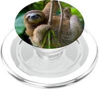 Sloth Gift Perezoso Animal White Background Baby Sloth Heart PopSockets PopGrip per MagSafe