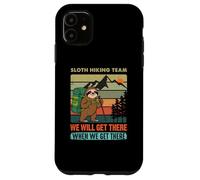 Sloth Hiking Team spedizione lenta ma sicura avventura Custodia per iPhone 11