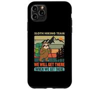 Sloth Hiking Team spedizione lenta ma sicura avventura Custodia per iPhone 11 Pro Max