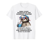 Sloth Mi Dispiace Non Sono interessato alla Tua Routine di Allenamento Maglietta