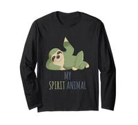 Sloth My Spirit Animal, Let's Chill and Relax, divertente regalo pigro Maglia a Manica