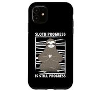Sloth Progress Bradipo Design per ragazze e ragazzi Custodia per iPhone 11