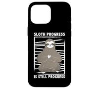 Sloth Progress Bradipo Design per ragazze e ragazzi Custodia per iPhone 16 Pro Max