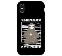 Sloth Progress Bradipo Design per ragazze e ragazzi Custodia per iPhone X/XS