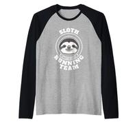 Sloth Running Team, quando arrivo mi diverto a correre in palestra Maglia con Maniche Raglan