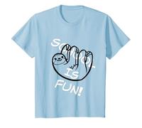 Sloth School is Fun T-shirt regalo per bambini Maglietta