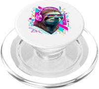 Sloth Tech, DJ, festival di musica retrò, Lazy Design PopSockets PopGrip per MagSafe