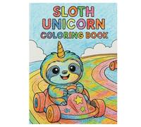 Sloth Unicorn Coloring Book: Unicorn Sloth Coloring Book for Kids