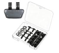 Slotted Fasteners, Football Pad Backplate Screws, Protective Gear Washers, Helmet Shoulder Pad Hardware, Security Attachment Tool, Sports Repair Performance, Unisex Adult Youth Metal Set