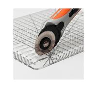 Slotted Quilting Ruler Durable Patchwork Ruler Transparent Diy Craft Cutting Ruler Template for Designer Pattern Maker 667a-hy