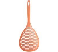 Slotted Spoon, 5x14" Silicone Slotted Spoon with a Lengthened Handle & Hanging Hole, Heat-Resistant Practical Multi-Use Skimmer for Cooking & Straining Food