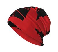 Slouchy Beanie Spartan Warrior Casco Stampa Cappelli in Maglia Leggero Slouchy Cap Casual Copricapo per Donne Uomini, Elmo Guerriero Spartano, taglia unica