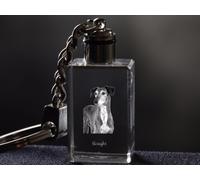 Sloughi, Cane Portachiavi In Cristallo, Portachiavi, CRYSTAL ANIMALS DE