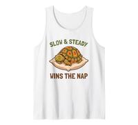 Slow And Steady Vince The Nap Funny Sleeping Box Turtle Lazy Canotta