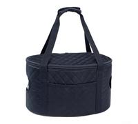 Slow Cooker Bag 6-8 Quart Insulated Polyester Carry | Fits 6-8 quart cookers, insulated lining keeps food warm, sturdy handle, polyester material, black color