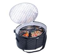 Slow Cooker Carrying Bag - Large Insulated | Cooking Pot Carrier With Member Buckle - Insulated Bag For Travel, Campeggio, Viaggi All'aperto, Picnics, Parties & Convenient Food Transport
