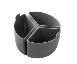 Slow Cooker Divider, Non-Stick Silicone 3-Compartment Liner, Heat-Resistant Food-Grade Cooking Divider, Meal Prep Separator, for Diet Meals and Cook Organization