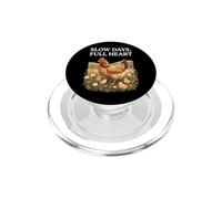 Slow Days Full Heart Carino Pollo Fattoria Cottagecore Accogliente PopSockets PopGrip per MagSafe