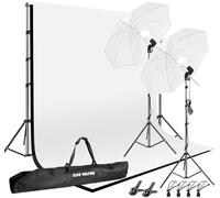 Slow delfino fotografia 2 m x 3 m/2 x 3 m fondale Chromakey sostegno e 1050 W 5500 K luce ombrello kit