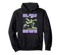 Slow Down Frog Playing Guitar Relax & Enjoy Your Life Felpa con Cappuccio