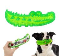 Slow-Feed Chew and Fetch Crocodile Dog Toy, Dogs Slow Feeder Puzzle, Indestructible Dispensing Alligator Dog Chew Toys for Large Medium Small Dogs, Promotes Slow Eating Reduces Stress(Small*1pc)