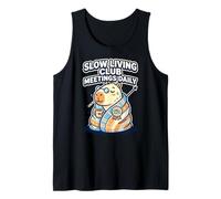 Slow Living Club Meetings Campione Chill Quotidiano Capybara Canotta