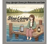 Slow Living Coloring Book: Cozy Lifestyle Scenes for Relaxation and Calm