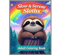 Slow & Serene Sloths Coloring Book: A Cute and Relaxing Stress Relief Coloring Journey with Adorable Sloth Illustrations, Mindful Art Therapy, and Calming Designs for Adults
