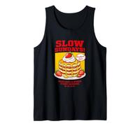 Slow Sundays Pancake Breakfast Funny Illustration Graphic Canotta