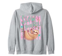 Slow Your Roll Bradipo Appeso Rilassante Animale Felpa con Cappuccio