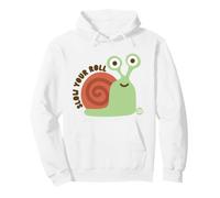 Slow Your Roll Snail Felpa con Cappuccio