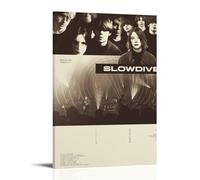 Slowdive SouvlakiPainting - Poster artistico su tela, decorazione artistica da parete per casa, camera da letto, estetica, pittore, decorazione per soggiorno, decorazione da parete, stile cornice, 40