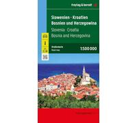 Slowenien-Kroatien-Bosnien-Herzegowina 1:500 000 2024