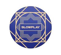 SLOWPLAY Nash, fiches da Poker in Ceramica di Grado Casinò, 10 Grammi, per Texas Hold'em, Chip Professionali da 39 mm, Confezione da 50 (Blu)