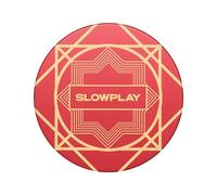 SLOWPLAY Nash, fiches da poker in ceramica di grado casinò, 10 grammi, per Texas Hold'em, chip professionali da 39 mm, confezione da 50 (rosso)