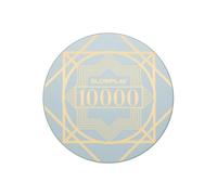 SLOWPLAY Nash, fiches da poker in ceramica di grado casinò, 10 grammi, per Texas Hold'em, chip professionali da 39 mm, confezione da 50 con denominazione di 10000