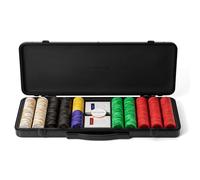 SLOWPLAY Set poker in argilla Godel, fiches 14 g/40 mm, Texas Hold’em