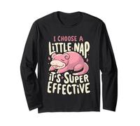 Slowpoke I Choose A Little Nap It's Super Efficace Maglia a Manica