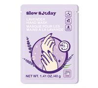 SlowSunday Maschera per le mani alla lavanda 1 paio per mani secche e screpolate Questa maschera calmante per le mani arricchita di lavanda lenisce e idrata in profondità la pelle, riducendo linee sot