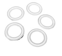 SLOYCA 5Pcs Fit 51mm Tubo X 64mm O/D Sanitario 2 "Tri Clamp Ghiera Silicone Guarnizione Striscia Guarnizione Anello Rondella Per Homebrew Dairy Product