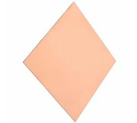 SLOYCA 99.9% Lamiera di Rame Piatto Fai da Te Fatti A Mano Materiale di Rame Puro Compresse Materiale Fai da Te for L'industria della Muffa O di Arte del Metallo 100x100mm 1 pz (Color : 0.4mm)